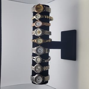 9 small watches mixed mens and women's.